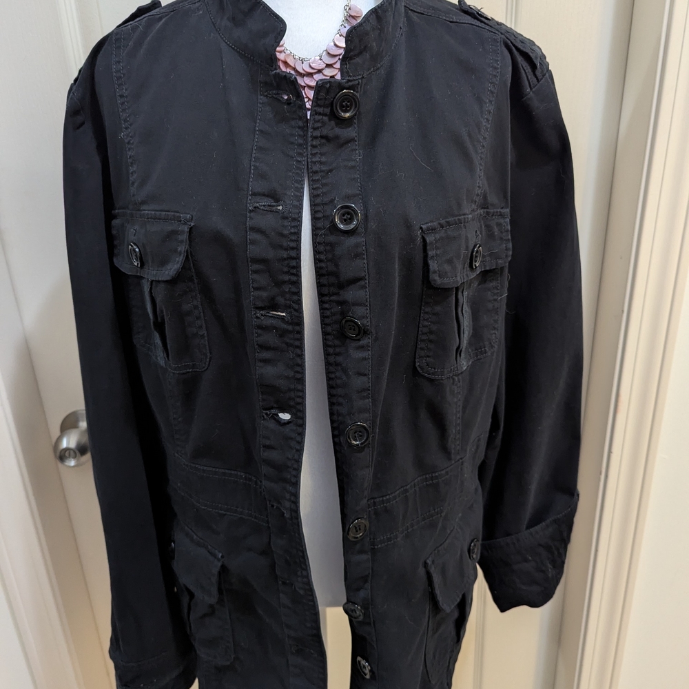 Jones New York Dark Military Jacket